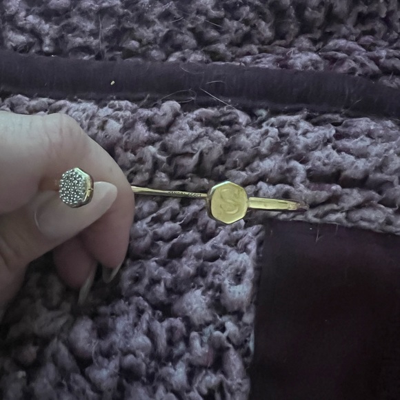 Kendra Scott Vermeil and diamond Davis bracelet - Picture 3 of 3